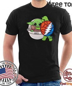 Grateful Dead Turtle Hug Baby Yoda Limited Edition T-Shirt