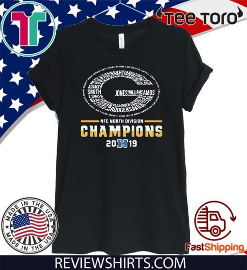 Green Bay Packers NFC north division champions 2019 T Shirt