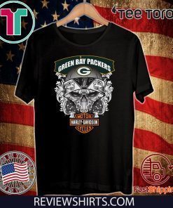 Green Bay Packers motor Harley Davidson cycles 2020 T-Shirt