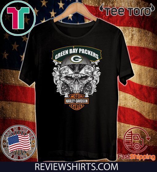 Green Bay Packers motor Harley Davidson cycles 2020 T-Shirt