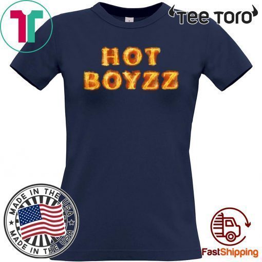 HOT BOYZZ FIRE BLACK OFFCIAL T-SHIRT