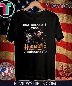 Have Yourself A Merry Hogwarts Christmas Stitch Shirt T-Shirt