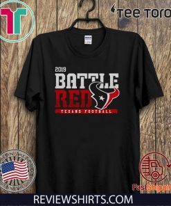 Houston Texans Football Battle Red 2019 Offcial T-Shirt