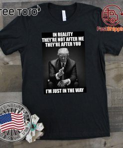 In Reality They're Not After Me They're After You Trump Impeachment Day T-Shirt