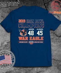 iron bowl champions 2019 auburn tigers Unisex T-Shirt