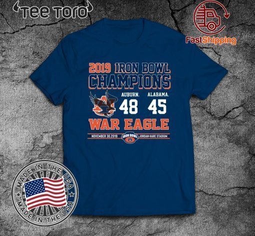 iron bowl champions 2019 auburn tigers Unisex T-Shirt