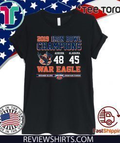 Iron Bowl Champions 2019 Auburn Tigers For T-Shirt