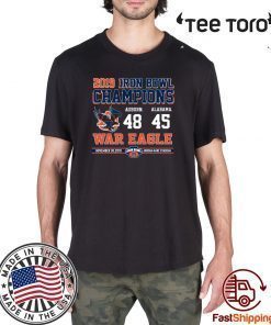 iron bowl champions 2019 auburn tigers Unisex T-Shirt