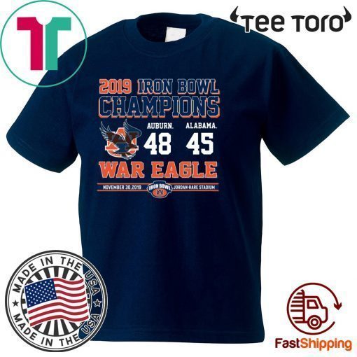 Iron bowl champions 2019 auburn tigers Unisex Tee Shirt