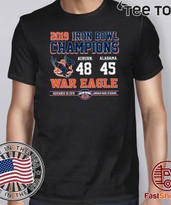 Iron bowl champions 2019 auburn tigers Unisex Tee Shirt