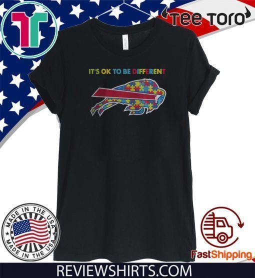 It Is Ok To Be Different Autism Buffalo Bills Offcial T-Shirt