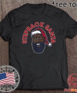 James Harden Stepback Santa Christmas Offcial T-Shirt