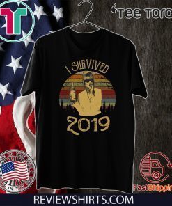 Jennifer Saunders I Survived 2019 Vintage Offcial T-Shirt