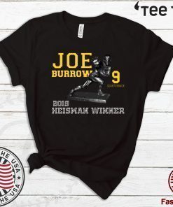 Joe Burrow Quarterback 2019 Heisman Winner Tee Shirt