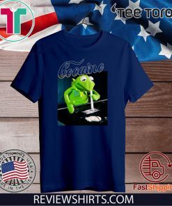 Kermit the frog doing coke For T-Shirt