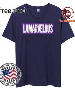 LAMARVELOUS Vintage Baltimore Football QB Jackson MVP T Shirt