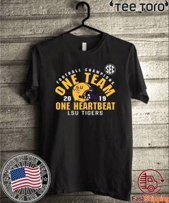 LSU Sec Championship 2019 One Team One Heartbeat Shirts