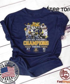 LSU Tigers 37 Georgia Bulldogs 10 Score 2019 SEC Champions Shirts