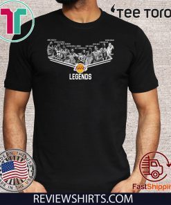 Legends Los Angeles Players Signatures Offcial T-Shirt