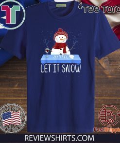 Let It Snow Humor Snowman Santa Cocaine 2020 T-Shirt