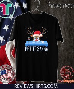 Let It Snow Reindeer Santa Cocaine Classic T-Shirt