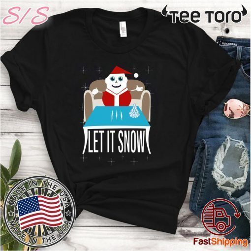 Let It Snow Santa Cocaine Unisex T-Shirt