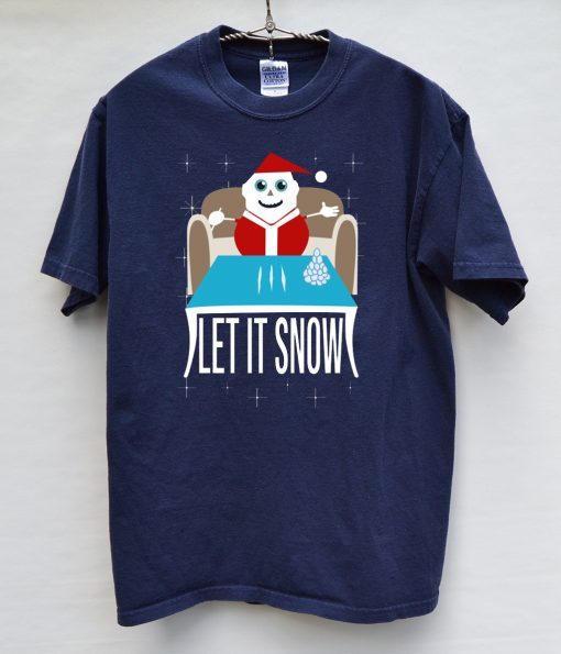 Let It Snow Santa Cocaine Unisex T-Shirt