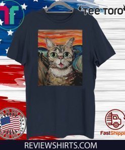 Lil Bub The Scream Vincent Van Gogh T-Shirts