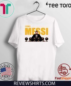 Lionel Messi sixth Golden Ball signature 2019 2020 T-Shirt