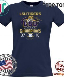 Lsu Tigers Champions 3710 Georgia Bulldogs Tee Shirt