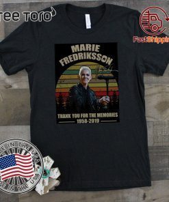 Marie Fredriksson signature Thank you for the memories 1958-2019 vintage Classic T-Shirt