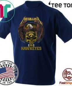 Offcial Metallica Iowa Hawkeyes T-Shirt