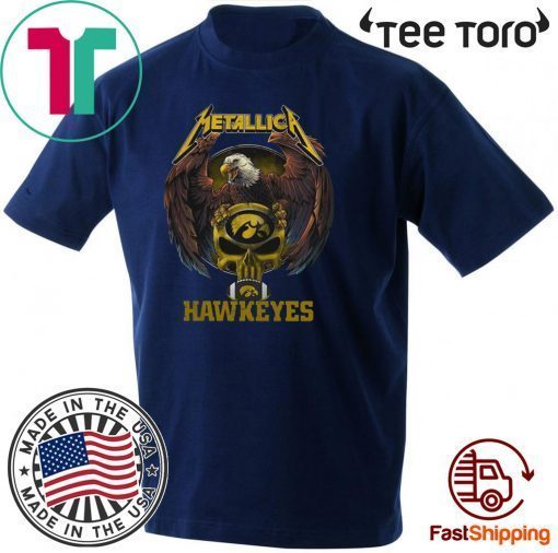 Offcial Metallica Iowa Hawkeyes T-Shirt