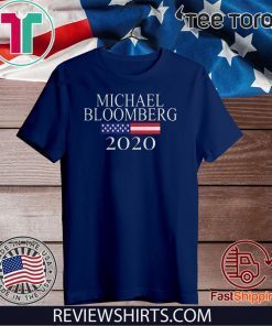 Michael Bloomberg US President 2020 American Flag Tee Shirt