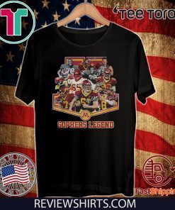 Minnesota Golden Gophers legend signatures Tee Shirt