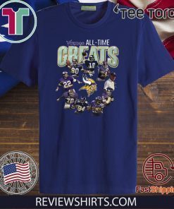Minnesota Vikings all time great players signatures Shirt T-Shirt