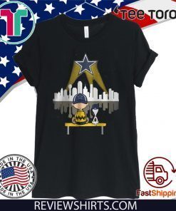 NFL Dallas Cowboys Logo Snoopy and Charlie Brown Offcial T-Shirt