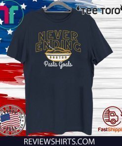 Never Ending Pasta Goals Shirt - Boston Hockey Tee Shirt