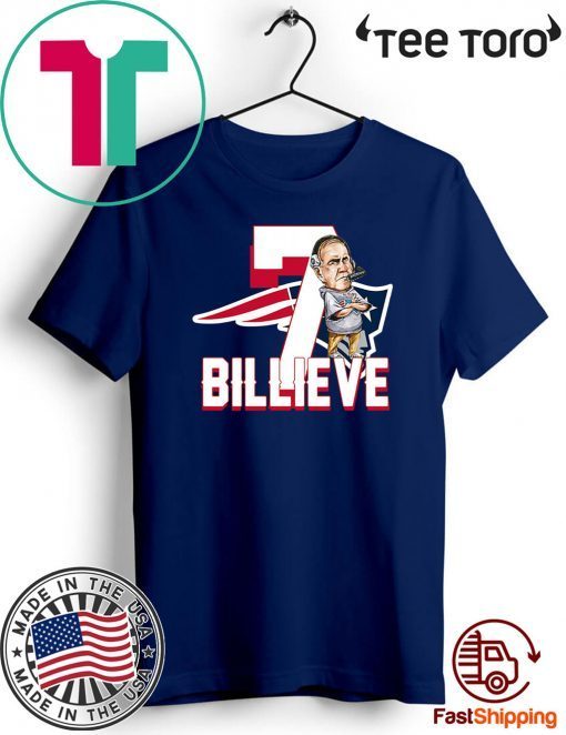 New England Patriots 7 Billieve vs Buffalo Bills Offcial T-Shirt