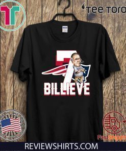 New England Patriots 7 Billieve vs Buffalo Bills Offcial T-Shirt