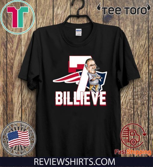 New England Patriots 7 Billieve vs Buffalo Bills Offcial T-Shirt