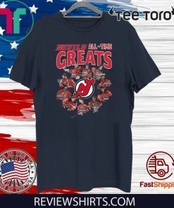 New Jersey Devils all time great players signatures 2020 T-Shirt