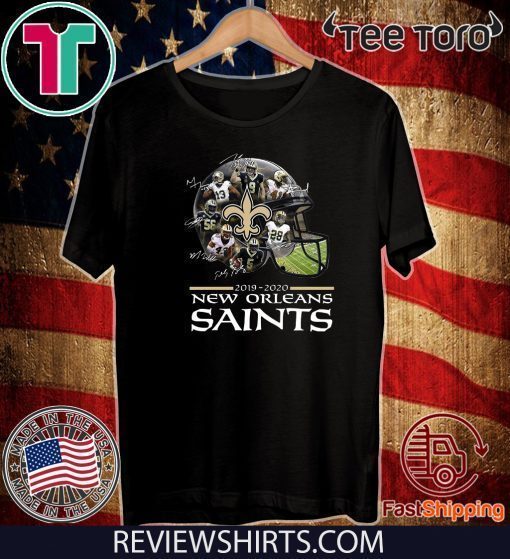 New Orleans Saints 2019 2020 And Signatures Shirt T-Shirt