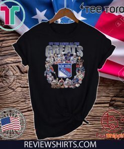 New York Rangers Alltime greats signature 2020 T-Shirt