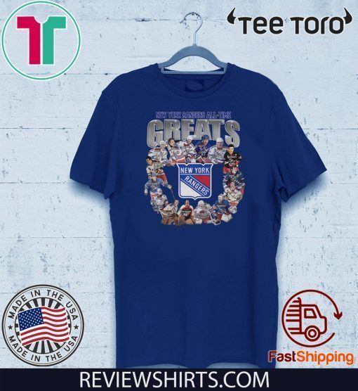 New York Rangers Alltime greats signature 2020 T-Shirt