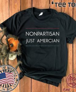 Nonpartisan Just American Donald Trump Impeachment 2020 Election T-Shirt