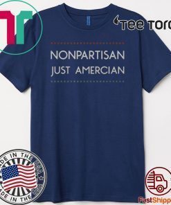 Nonpartisan Just American Donald Trump Impeachment 2020 Election T-Shirt