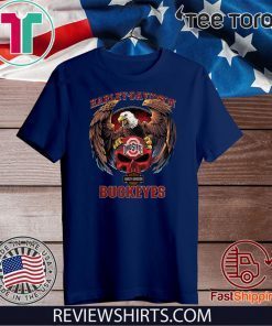 Official Harley Davidson Ohio State Buckeyes eagle Offcial T-Shirt