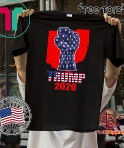 Ohio For President Donald Trump 2020 Election Us Flag Gift T Shirt