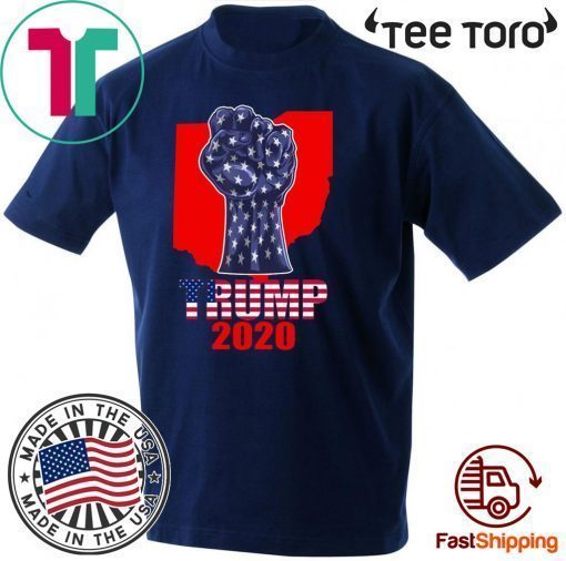 Ohio For President Donald Trump 2020 Election Us Flag Gift T Shirt